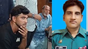‘চোখ নামিয়ে কথা বল’, ক্রিকেটার নাঈমকে ওসি