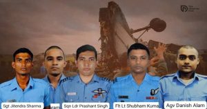 ভারতের বিমানবাহিনীর বিমান বিধ্বস্ত হয়ে পাঁচ সেনা নিহত
