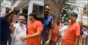 আওয়ামী লীগ নেতাকে পুলিশের কাছ থেকে ছিনিয়ে নিলেন নেতাকর্মীরা