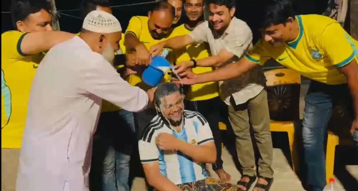 বিশ্বকাপ নিয়ে শেরপুরে ঘটেছে এক ব্যতিক্রমী ঘটনা