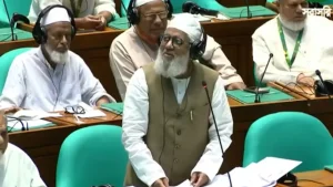 এই বাজেট ফ্যাসিস্ট সরকারের লোকদের দিয়ে তৈরি, জুলাইয়ের বাজেট নয়: সংসদে শাজাহান চৌধুরী