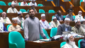গাড়ি ভাড়াটা এখনও দিতে পারিনি, মাসের শেষ: সংসদে নাহিদ ইসলাম