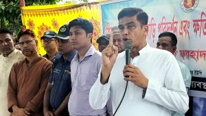 সরকারি সহায়তা বিতরণে স্বজনপ্রীতি করা যাবে না: পানিসম্পদ প্রতিমন্ত্রী