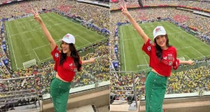 ব্রাজিলের এমন বিদায়ে স্টেডিয়ামেই মেহজাবীনের উচ্ছ্বাস প্রকাশ