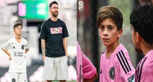 তবে কী ২০৩০ বিশ্বকাপেই লিওনেল মেসি নয়, তার বড় ছেলে থিয়াগো মেসি?