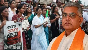 মুসলিম মেয়ে মরেছে বলেই এত আন্দোলন, মন্তব্য মন্ত্রী দিলীপের