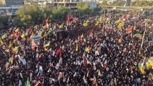 ইরাকে খামেনির শোক মিছিলে ২৩ লাখের বেশি মানুষের অংশগ্রহণ