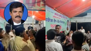 সরকারি জায়গা দখল-বিদ্যুৎ ব্যবহার করেই চলে বিএনপি নেতার রাজনৈতিক কার্যকলাপ