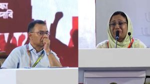 জুলাই শহীদের জননীর কান্নায় আবেগাপ্লুত প্রধানমন্ত্রী
