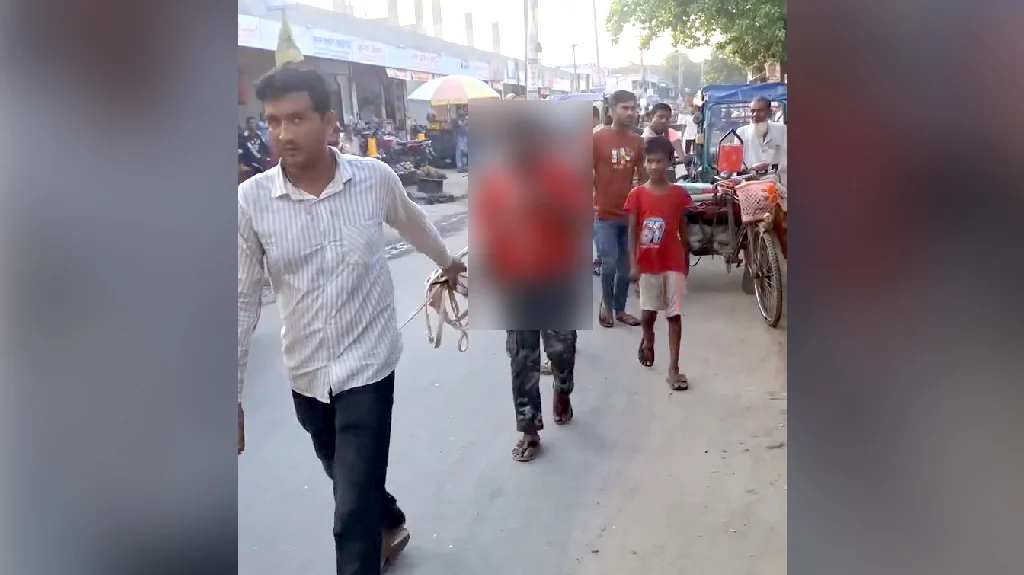কুষ্টিয়ায় যুবকের বিরুদ্ধে চুরির অভিযোগ, দড়িতে বেঁধে ঘোরানোর ভিডিও ভাইরাল