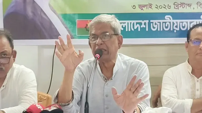 জামায়াত শরিয়াহ রাষ্ট্র চায়, যা দেশের মানুষের চাওয়ার সঙ্গে যায় না: মির্জা ফখরুল