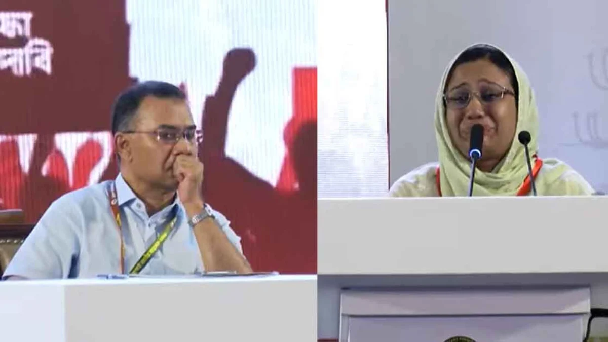 জুলাই শহীদের জননীর কান্নায় আবেগাপ্লুত প্রধানমন্ত্রী