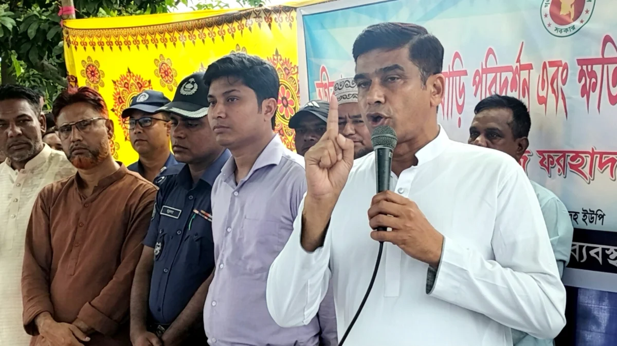 সরকারি সহায়তা বিতরণে স্বজনপ্রীতি করা যাবে না: পানিসম্পদ প্রতিমন্ত্রী