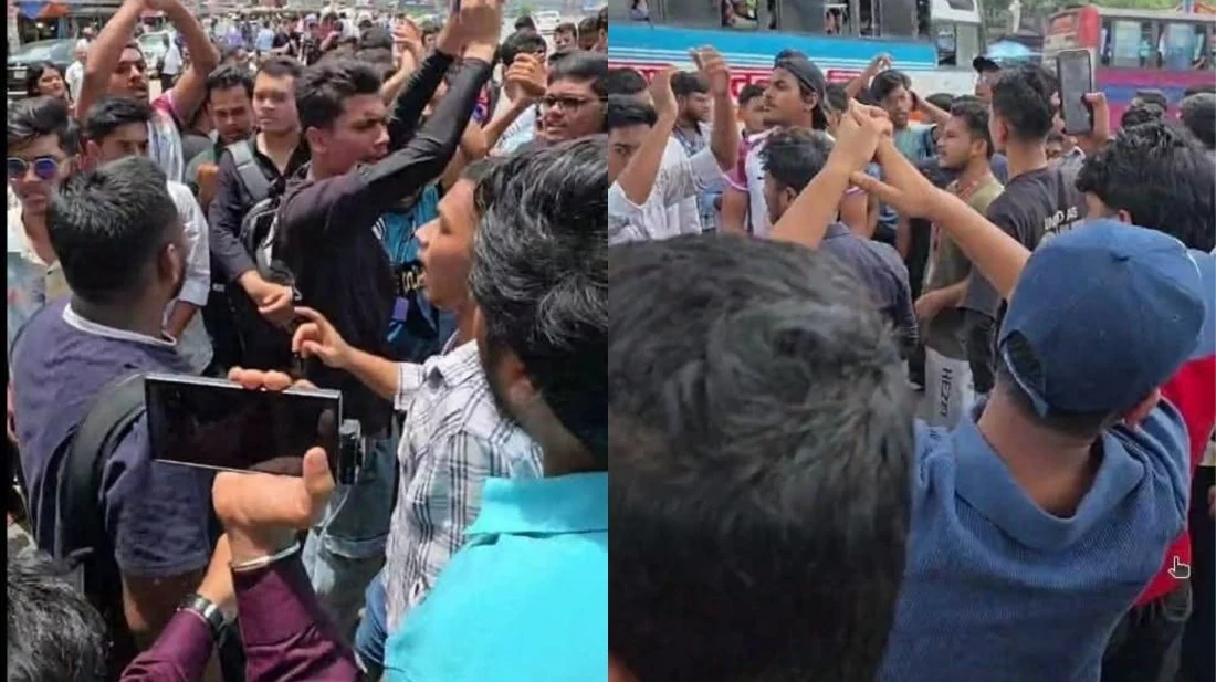 শিক্ষামন্ত্রীর পদত্যাগ দাবিতে রাজধানীর কয়েক জায়গায় শিক্ষার্থীদের অবরোধ