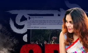 জুলাই নিয়ে পোস্টে সমালোচনাকারীদের কটাক্ষ করলেন শাওন