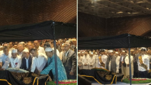 সংসদ ভবন চত্বরে সমাহিত হলেন ব্যারিস্টার জমির উদ্দিন সরকার