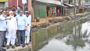 প্রধানমন্ত্রীর নির্দেশে বিরোধী দলীয় নেতার নির্বাচনী এলাকা পরিদর্শনে প্রতিমন্ত্রী