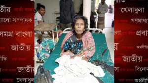পরিচয়হীন বৃদ্ধার চিকিৎসায় এগিয়ে এলেন ইউএনও পান্না আক্তার