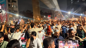 হবিগঞ্জ ও সিলেটে হামলার প্রতিবাদে রাজধানীতে এনসিপির মশাল মিছিল