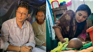 ৩ মাসের এক শিশুকে পা ভেঙে দেয়ার চেষ্টা, স্ত্রীর অপরাধে স্বামী-বাবা গ্রেফতার