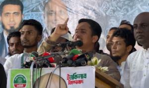 গণভোট অবৈধ হলে বিএনপির সরকারও অবৈধ, তারেক রহমান অবৈধ প্রধানমন্ত্রী: সারজিস