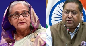 শেখ হাসিনার দেওয়া বক্তব্য সমর্থন করে না ভারত : রণধীর জয়সোয়াল