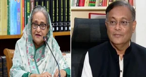 শেখ হাসিনা-হাছান মাহমুদের ফোনালাপ উপস্থাপন