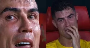 কান্নায় ভেঙে পড়েন পর্তুগিজ মহাতারকা রোনালদো