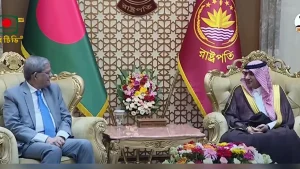 রাষ্ট্রপতির সঙ্গে সৌদির রাষ্ট্রদূতের সৌজন্য সাক্ষাৎ