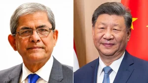 রাষ্ট্রপতি মির্জা ফখরুলকে চীনের প্রেসিডেন্ট শি জিনপিংয়ের অভিনন্দন
