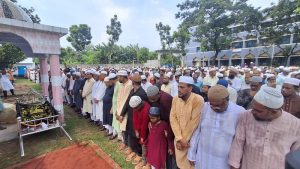 দৈনিক দৃষ্টিপাত সম্পাদক জি এম নূর ইসলামের দাফন সম্পন্ন