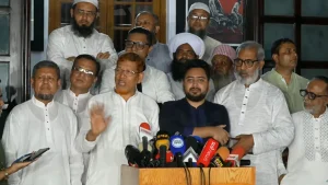 সংসদ অভিমুখে পদযাত্রা ঘোষণা ১১ দলীয় ঐক্যের