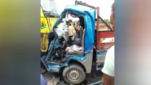 বগুড়ায় ট্রাক-পিকআপ মুখোমুখি সংঘর্ষ, প্রাণ গেল ৪ জনের