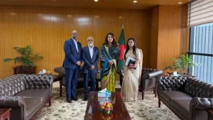 পররাষ্ট্র প্রতিমন্ত্রীর সঙ্গে বোয়েসেলের ব্যবস্থাপনা পরিচালকের সৌজন্য সাক্ষাৎ