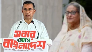 শেখ হাসিনাকে ফেরত না দিলে ভারতে যাবেন না তারেক রহমান