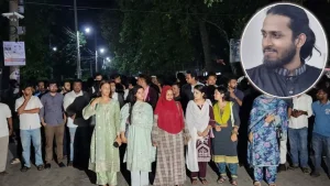 রাকসু তহবিলের টাকা আত্মসাতের অভিযোগে ছাত্রদলের বিক্ষোভ