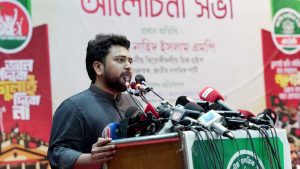 আমরা আগের মতো রাস্তায় বসে বিক্ষোভ চাই না: নাহিদ ইসলাম