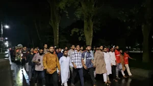 শিক্ষক নিয়োগে ম্যানেজিং কমিটির হাতে ক্ষমতা, রাবিতে শিবিরের বিক্ষোভ