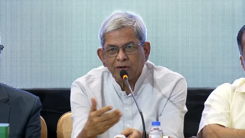 রাস্তায় নেমে ‘মব’ তৈরির সংস্কৃতি গণতন্ত্রকে দুর্বল করে: মির্জা ফখরুল