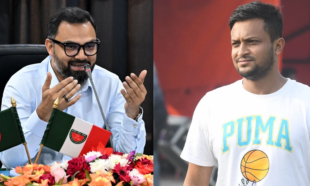 দেশে ফিরে সাকিবের আর জাতীয় দলে খেলার সুযোগ নেই : যুব ও ক্রীড়া প্রতিমন্ত্রী