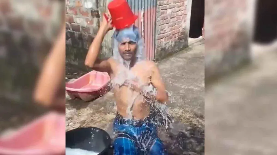 বউ প্রেমিকের বাড়িতে অনশনে, দুধ দিয়ে গোসল করে সম্পর্কের ইতি টানলেন স্বামী
