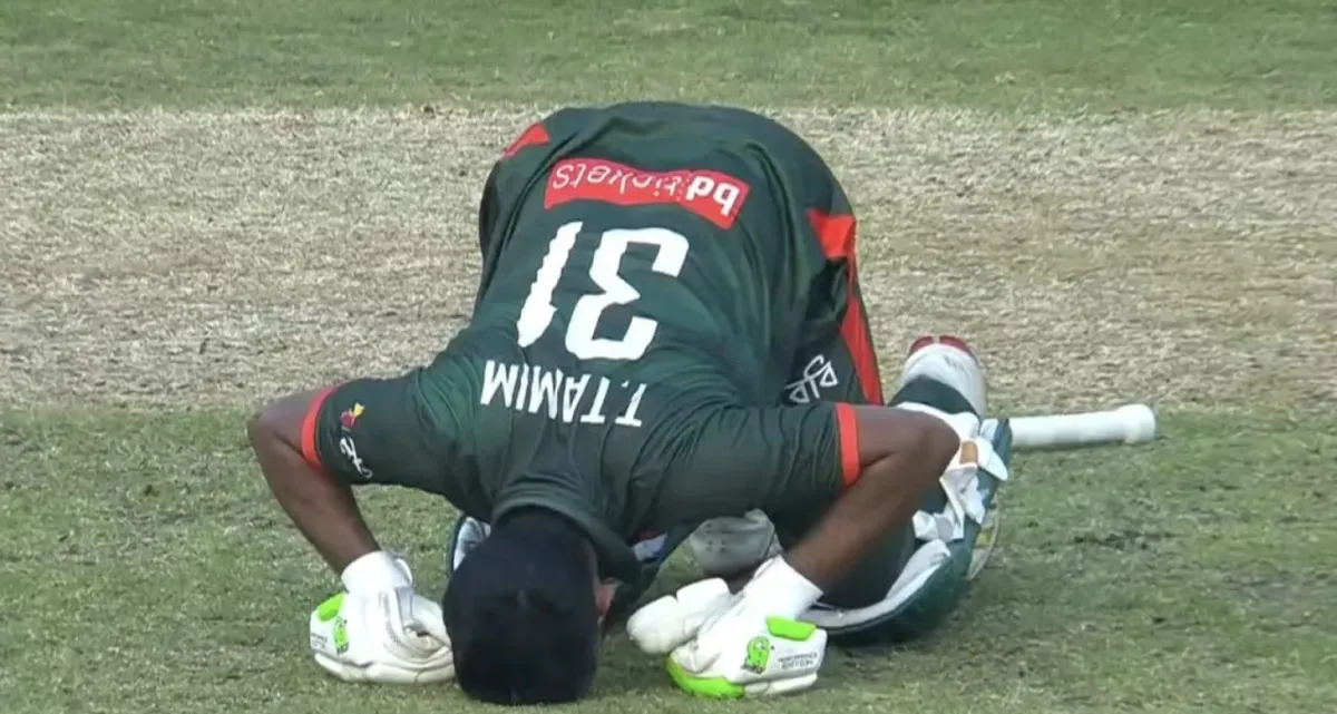 দীর্ঘ ২০ বছরের অপেক্ষা ফুরাল, নতুন ইতিহাস তামিমের