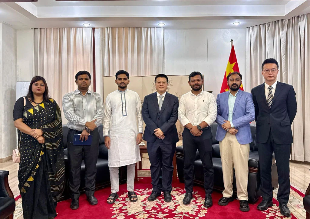 চীনা রাষ্ট্রদূতের সঙ্গে এনসিপির প্রতিনিধি দলের সাক্ষাৎ