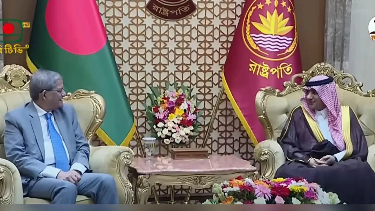 রাষ্ট্রপতির সঙ্গে সৌদির রাষ্ট্রদূতের সৌজন্য সাক্ষাৎ