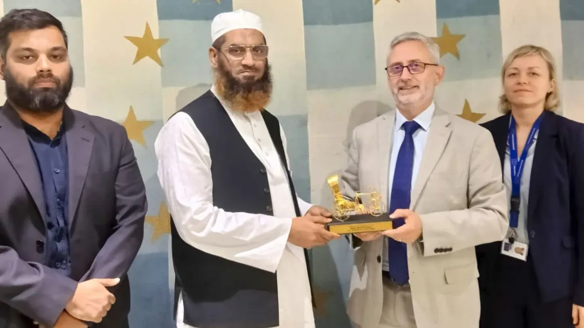 ইইউ রাষ্ট্রদূতের সঙ্গে মামুনুল হকের সৌজন্য সাক্ষাৎ