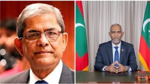 রাষ্ট্রপতি মির্জা ফখরুলকে মালদ্বীপের রাষ্ট্রপতির অভিনন্দন