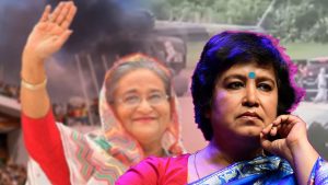 শেখ হাসিনাকে দেশে ফিরে আ. লীগকে নেতৃত্ব দেওয়ার আহ্বান মানবাধিকারকর্মী তসলিমার