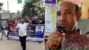 কুমিল্লায় নিষিদ্ধ ছাত্রলীগের মিছিলে বাধা দেওয়ায় বিএনপি নেতাকে মারধর, আটক ২