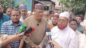 স্ত্রী-সন্তানসহ শিক্ষক গণপতিকে হত্যা: ঘটনাস্থল পরিদর্শন করলেন জামায়াত এমপি
