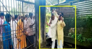 স্বাস্থ্যকেন্দ্রে গিয়ে এমপি দেখেন প্রধান ফটকে ঝুলছে তালা, বেড়া টপকে ভেতরে ঢুকে যা দেখে অবাক